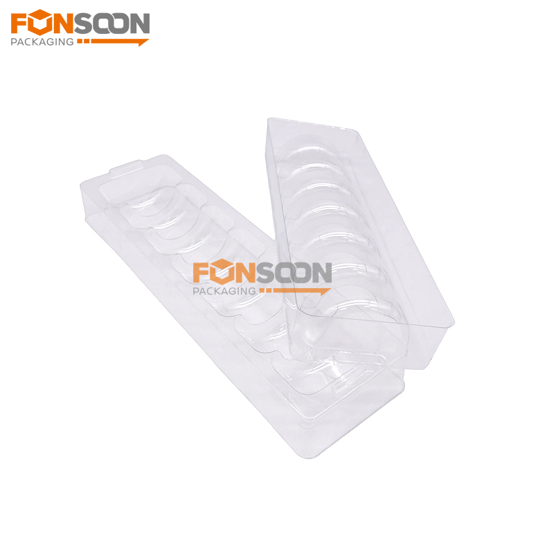 7 holes clear plastic blister insert trays