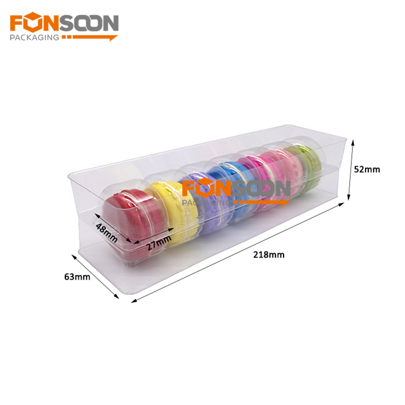 7 holes clear plastic blister insert trays