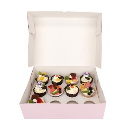 12 Cupcakes box with insert