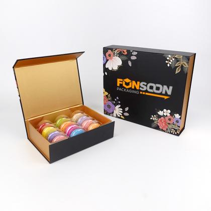 12 Macaron Paper Magnet Gift Box