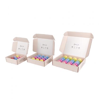 6 12 24 macaron mailer shipping boxes