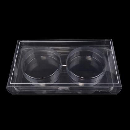 2 cookies clear packaging box