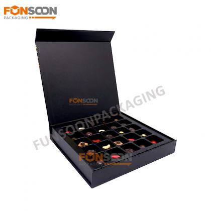 24 chocolates magnetic gift box with insert