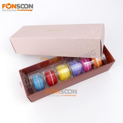 6 packs macaron paper gift  box